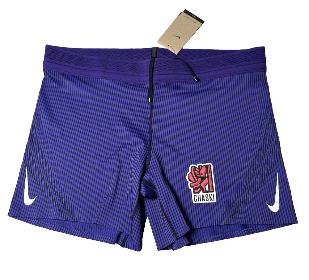Nike Dri fit ADV AeroSwift Compression Shorts Women's XXL Purple FN3271 510 NEW